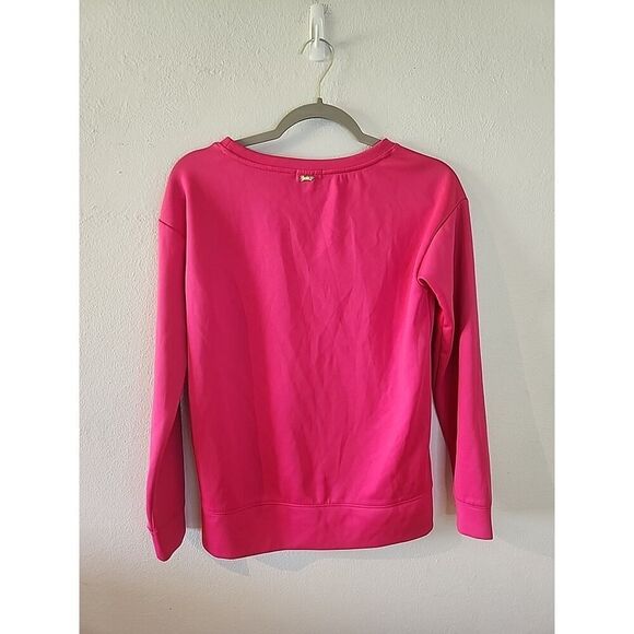 Juicy Couture Womens Small Pink Meow Sequined Pullover Top Sweatshirt Cat - Picture 4 of 4